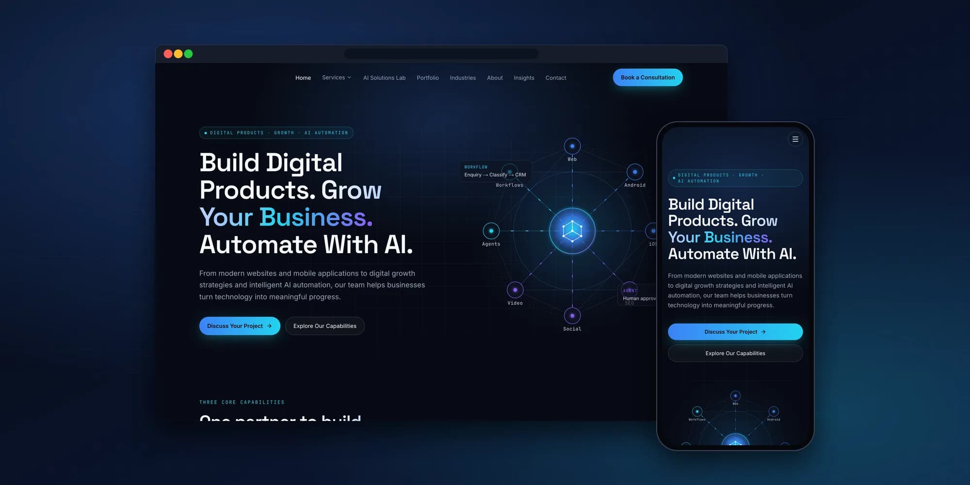 Corporate Website — cover image